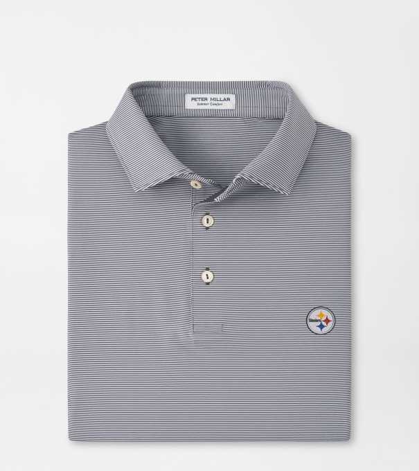 Pittsburgh Steelers Jubilee Performance Jersey Polo in Iron