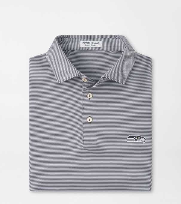 Seattle Seahawks Jubilee Performance Jersey Polo in Iron