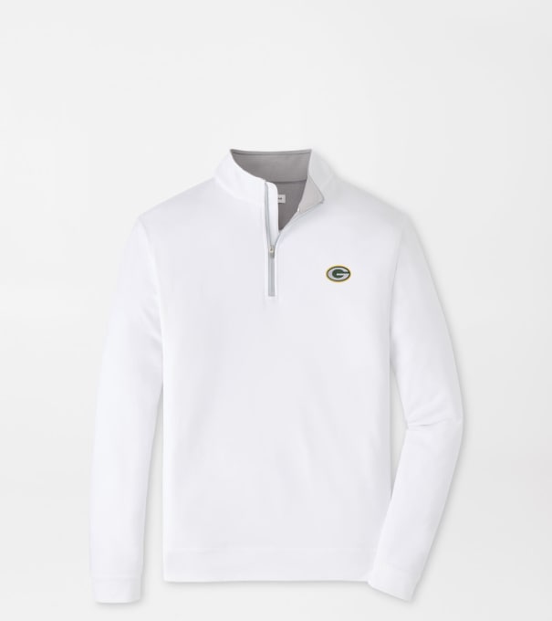 Green Bay Packers Perth Performance Quarter-Zip in White