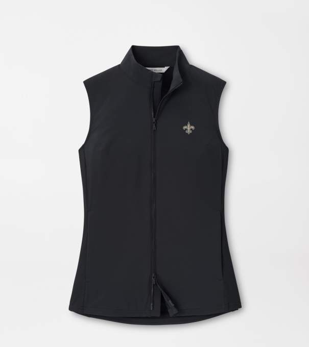 New Orleans Saints Women's Dunes Vest in Black