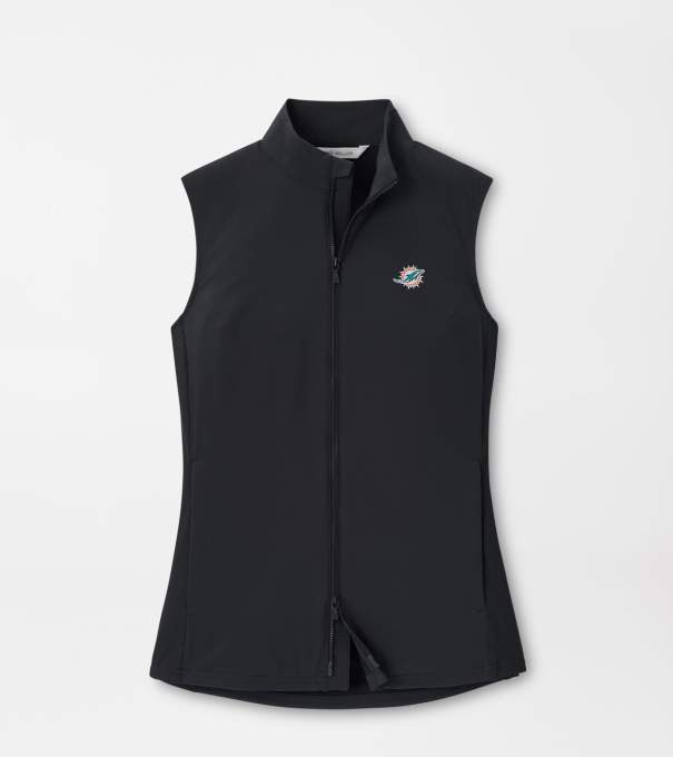 Miami Dolphins Women's Dunes Vest in Black