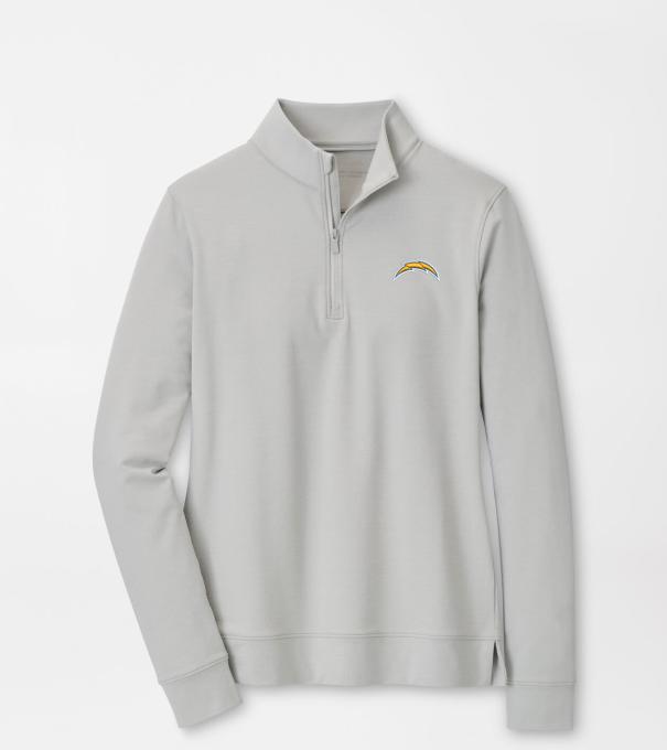 Los Angeles Chargers Women's Perth Performance Pullover in British Grey