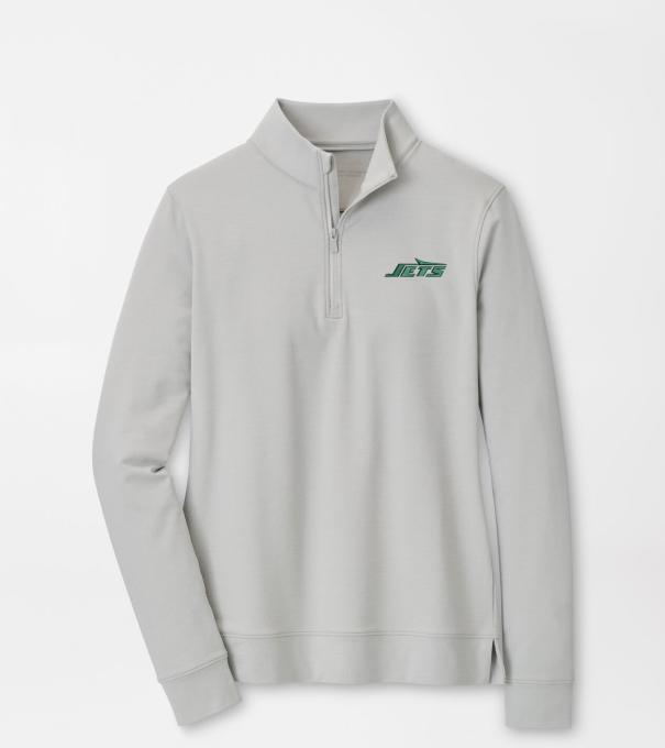 New York Jets Women's Perth Performance Pullover in British Grey