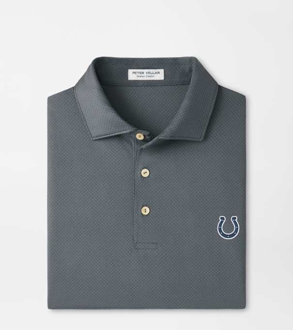 Indianapolis Colts Hugo Performance Jersey Polo in Iron