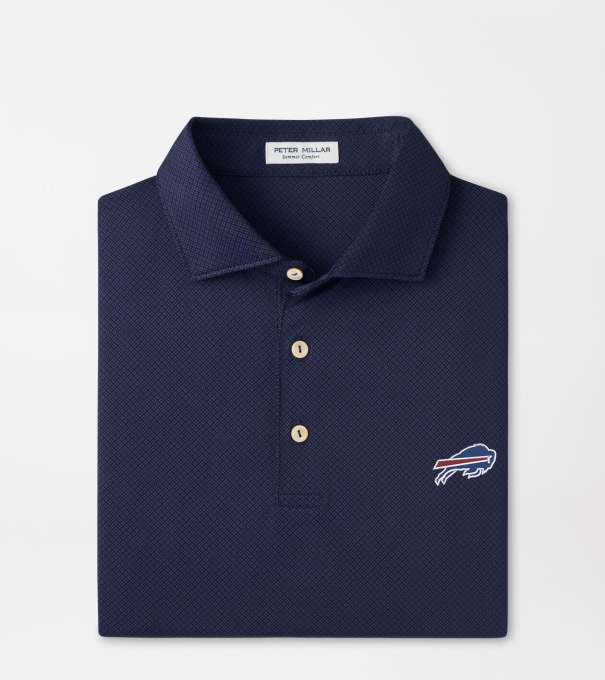 Buffalo Bills Hugo Performance Jersey Polo in Navy