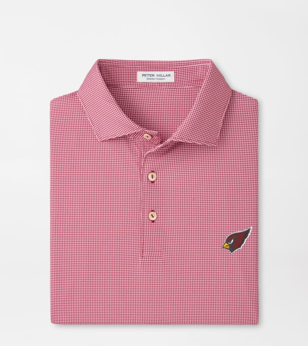 Arizona Cardinals Border Performance Jersey Polo in Crimson1
