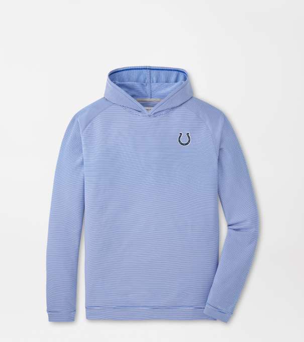 Indianapolis Colts Pine Sugar Stripe Performance Hoodie in Blue3