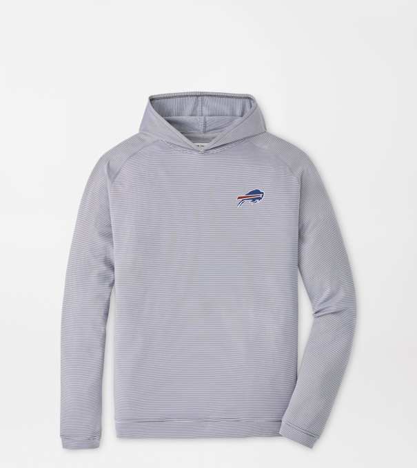 Buffalo Bills Pine Sugar Stripe Performance Hoodie in Iron