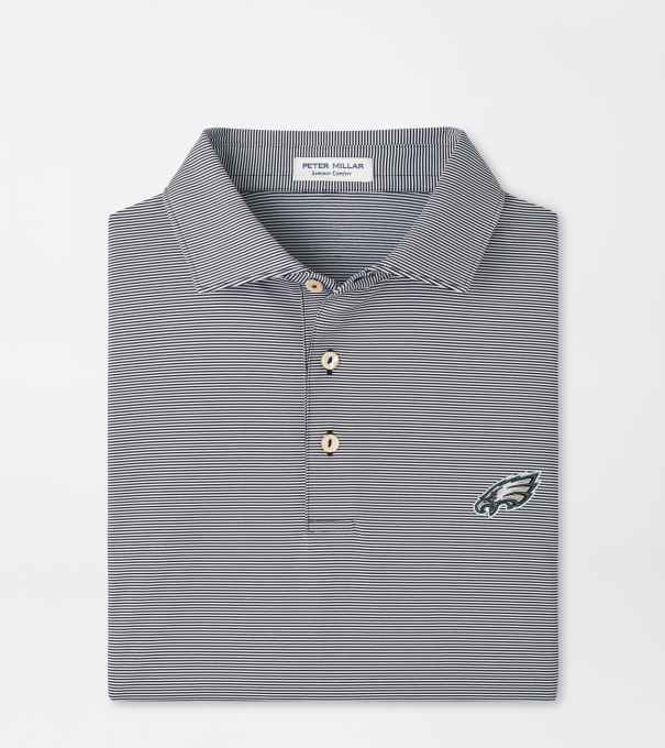 Philadelphia Eagles Jubilee Performance Jersey Polo in Black