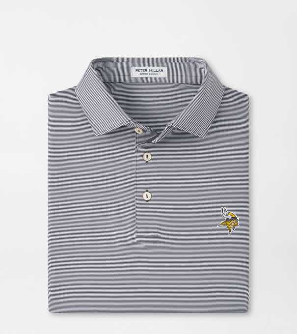 Minnesota Vikings Jubilee Performance Jersey Polo in Iron