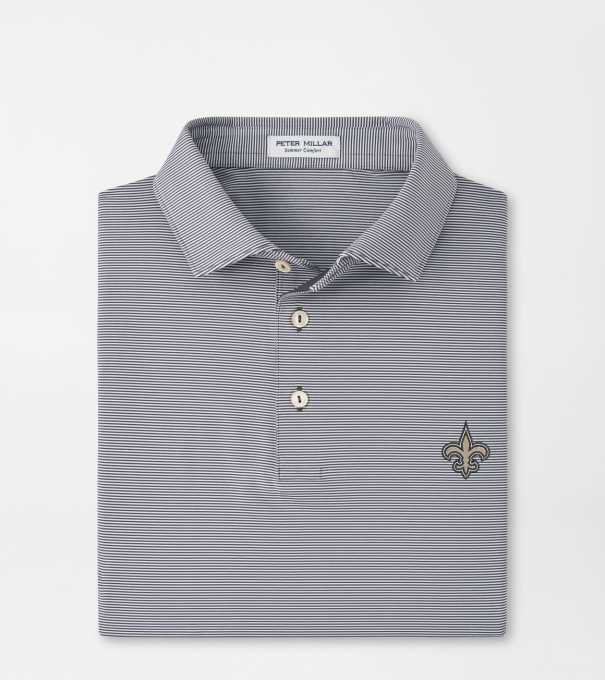 New Orleans Saints Jubilee Performance Jersey Polo in Iron