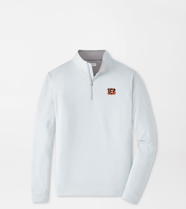 Cincinnati Bengals Perth Performance Quarter-Zip in British Grey