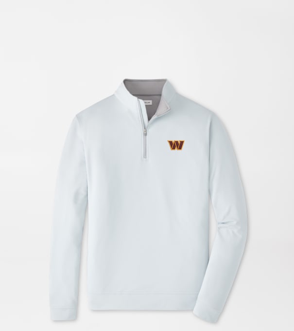 Washington Commanders Perth Performance Quarter-Zip in British Grey