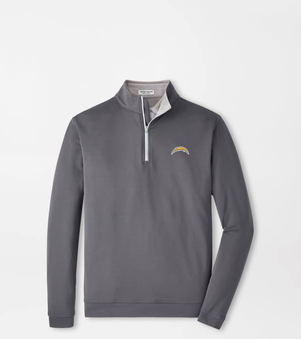 Los Angeles Chargers Perth Performance Quarter-Zip in Iron