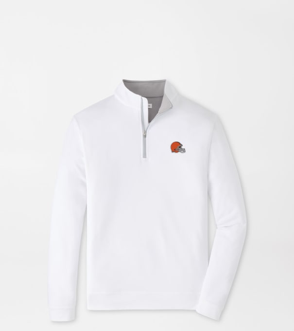 Cleveland Browns Perth Performance Quarter-Zip in White