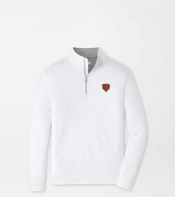 Chicago Bears Perth Performance Quarter-Zip in White