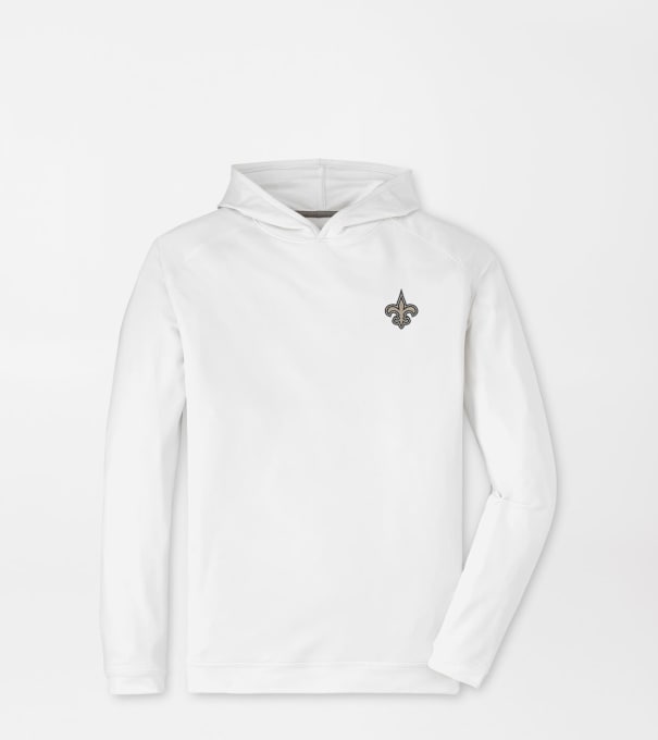 New Orleans Saints Pine Performance Hoodie in White