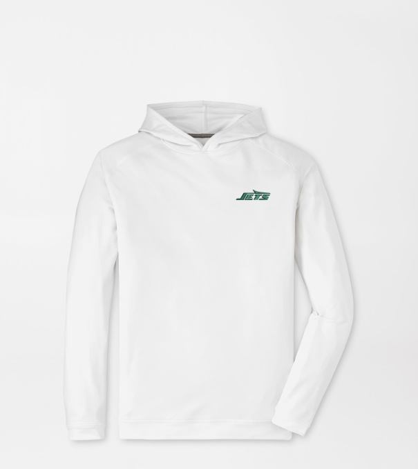 New York Jets Pine Performance Hoodie in White