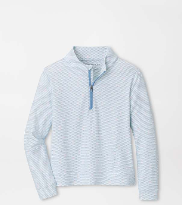 Girls Perth Courtside Charm Performance Quarter-Zip in Multi