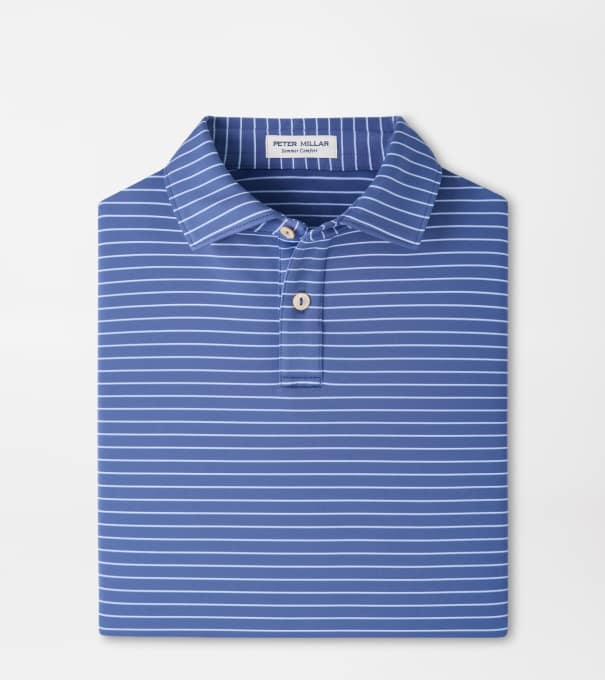 Oaks Youth Performance Jersey Polo in BALI BLUE