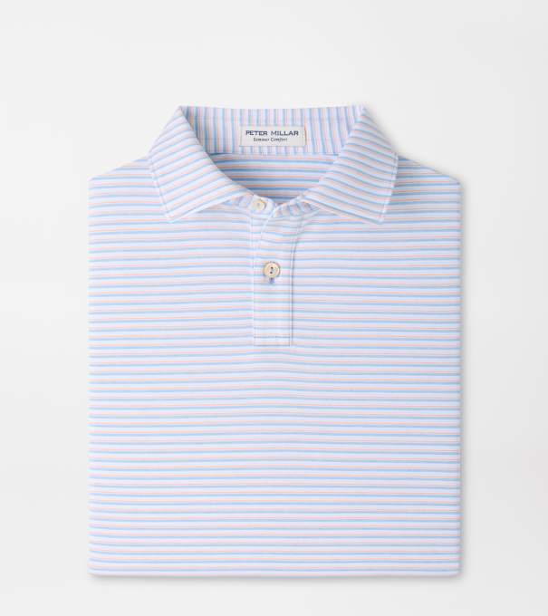 Brooks Youth Performance Jersey Polo in Cottage Blue
