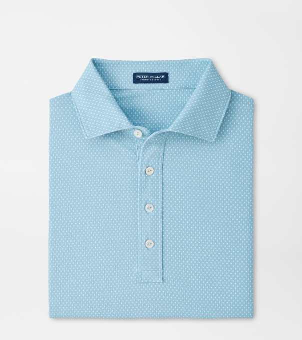 Nova Performance Jersey Polo in SEAFLOWER