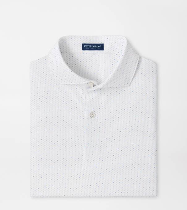 Tenuto Performance Jersey Polo in White