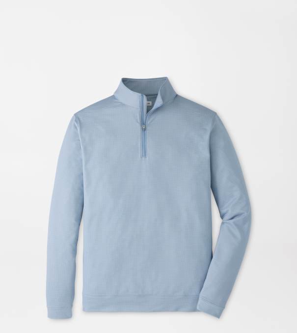 Perth Basketweave Performance Quarter-Zip in LAKESIDE