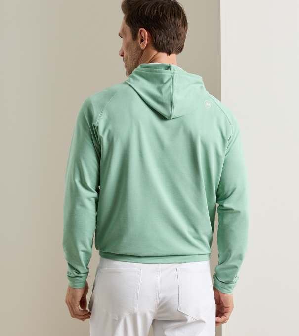 Pine Performance Hoodie in FRESH MINT