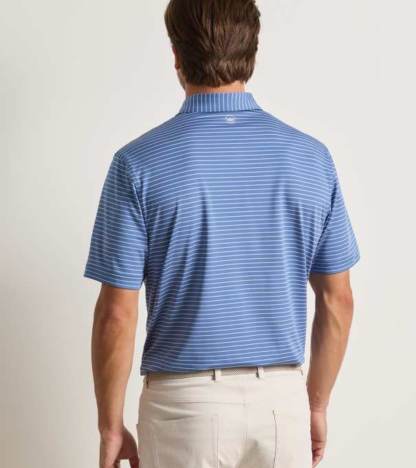 Oaks Performance Jersey Polo in BALI BLUE
