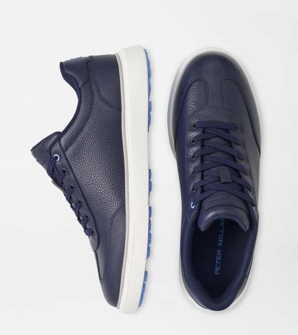 Drift Leather Hybrid Course Shoe in Navy