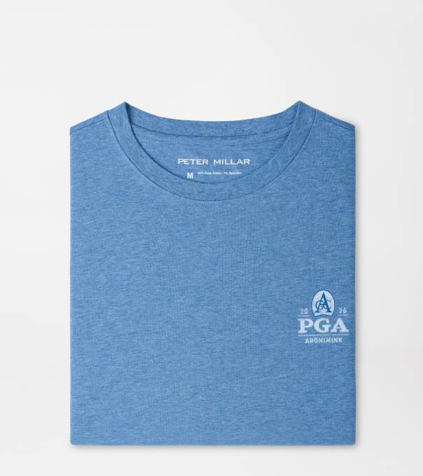 2026 PGA Championship "Major Stops" T-Shirt in Nautilus Blue