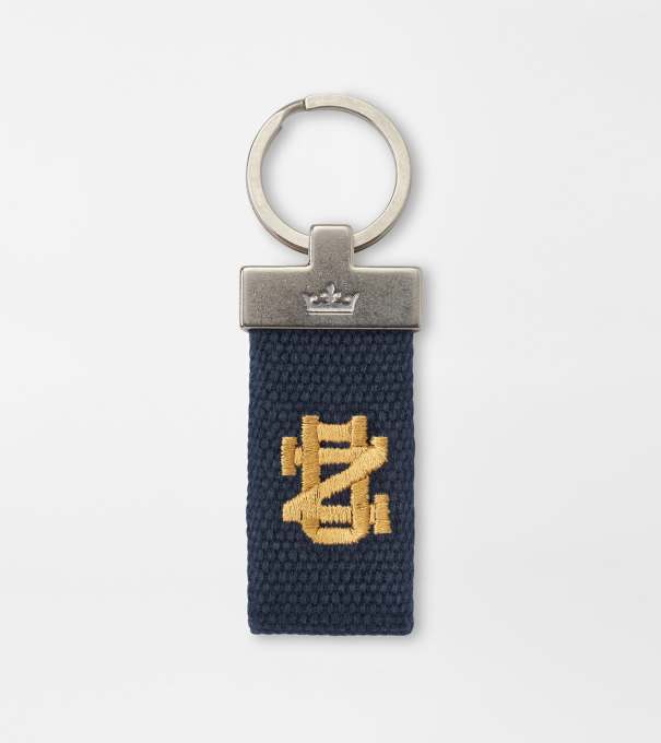 Notre Dame Key Chain in Patriot Navy