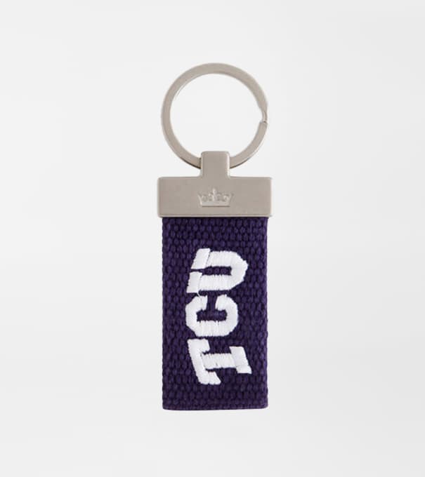 TCU Key Chain in Purple2
