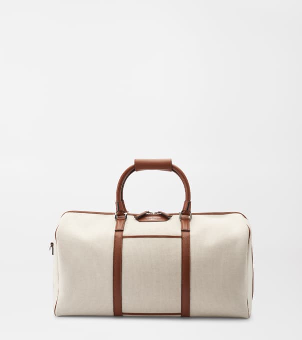 Peter Millar X Serapian Duffle in Ivory