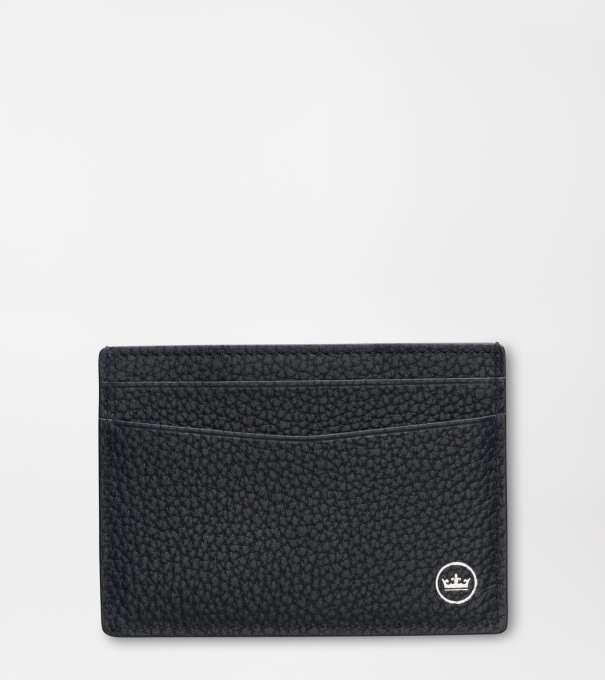 Peter Millar X Serapian Card Case in Navy