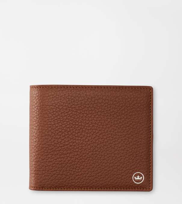 Peter Millar X Serapian Billfold in Cognac
