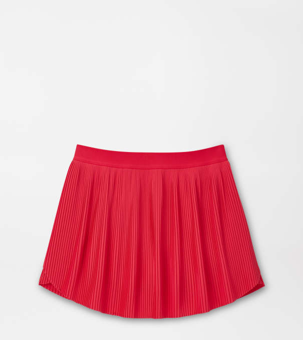 Mickey Micro Pleat Skort in CALABRIAN RED