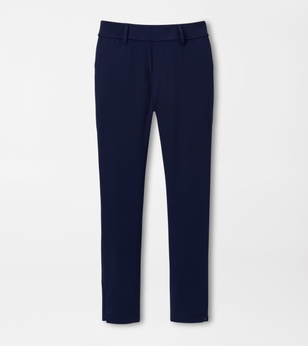 Bingham High Stretch Bonded Ankle Pant in Navy