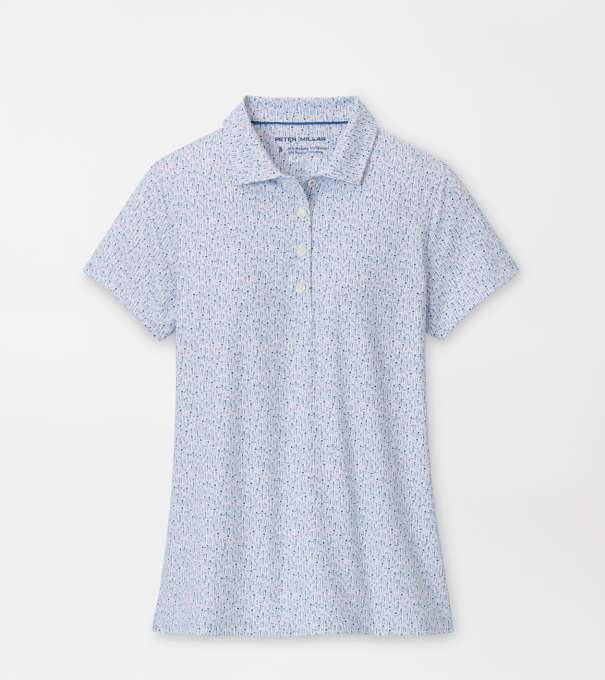 Fairway Frills Short Sleeve Jersey Polo in Multi