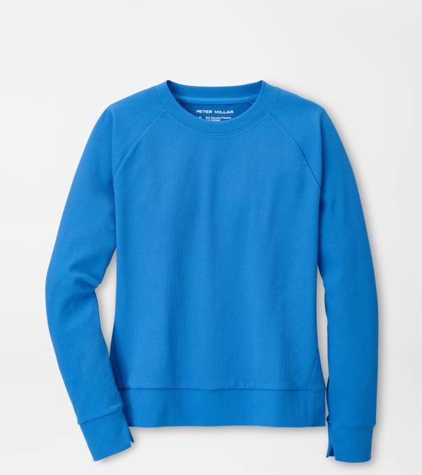Lumi-Knit Lite Performance Crewneck in BLUE STARLING