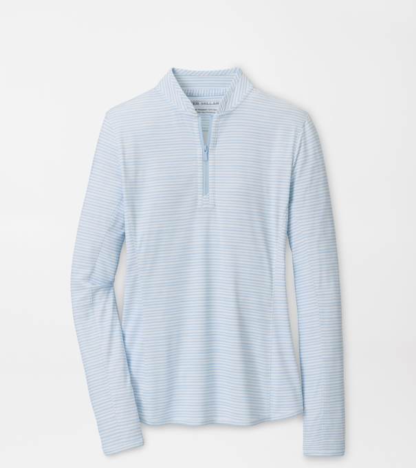 Shadebreak Bunker Stripes Lightweight Sun Shirt in BLUE BRISK