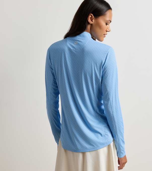 Shadebreak Maritime Valley Lightweight Sun Shirt in BLUE STARLING