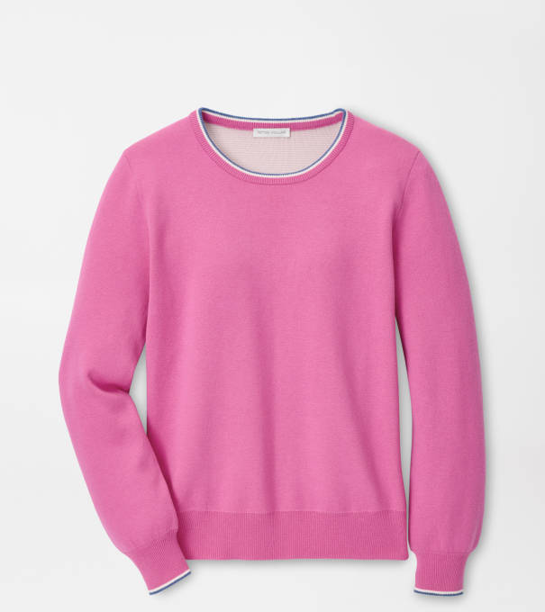 Coolspun Lite Cotton Crewneck in PEONY