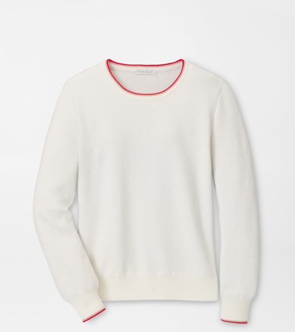 Coolspun Lite Cotton Crewneck in White