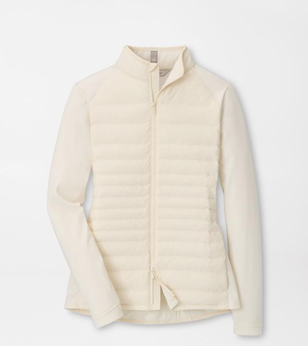 Merge Seersucker Hybrid Jacket in Ivory