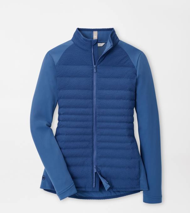 Merge Seersucker Hybrid Jacket in Windsor Blue