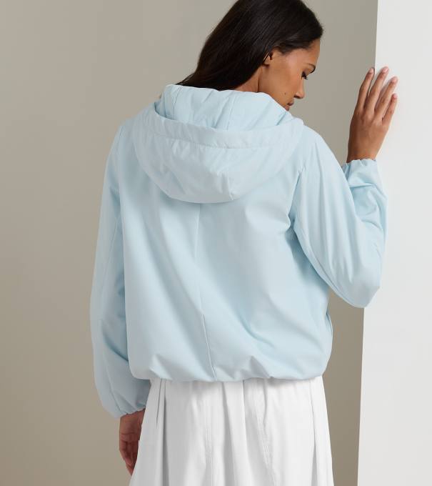 Robinson Air Hooded Jacket in BLUE BRISK