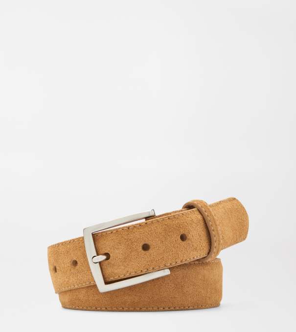 Excursionist Suede Belt in TURBINADO