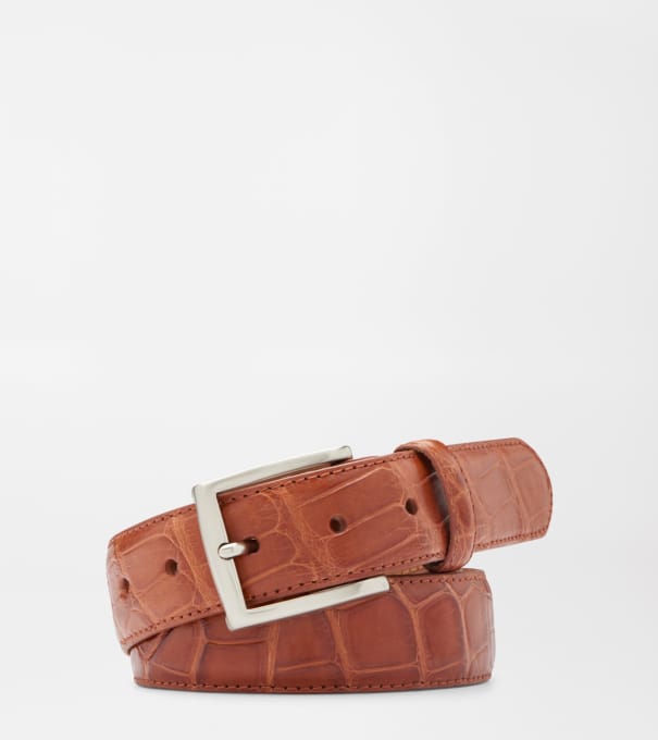 Martin Alligator Belt in Cognac